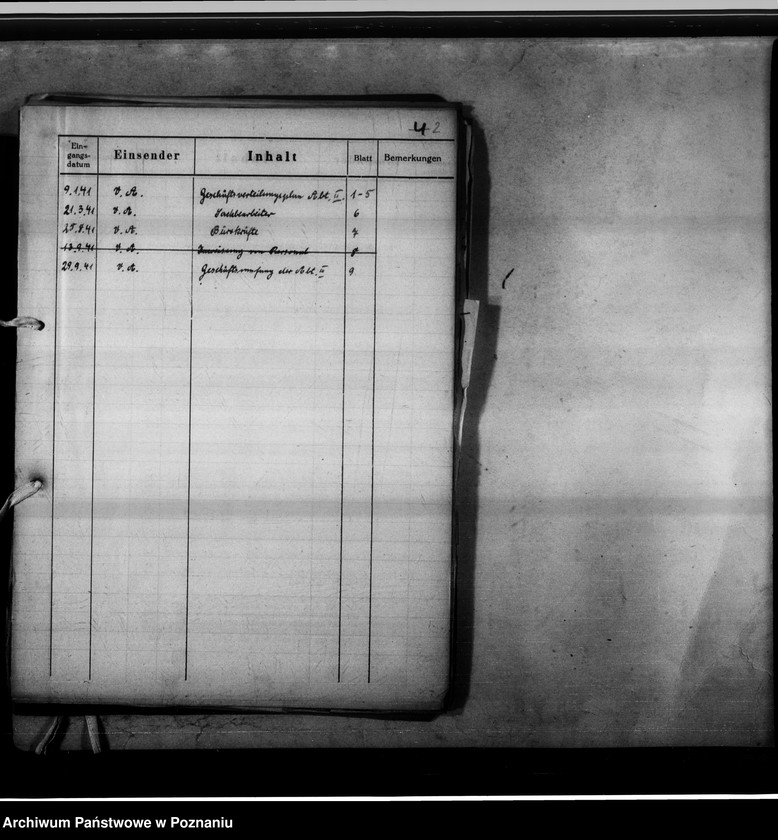 Obraz 4 z jednostki "Geschäftsverteilung Abteilung III."