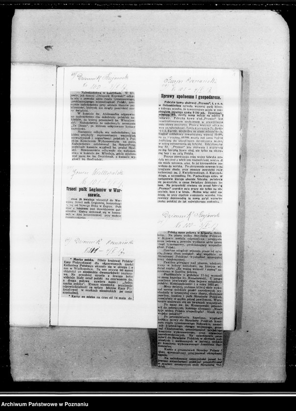 Obraz 5 z jednostki "Niepodległa Polska [wycinki prasowe]"