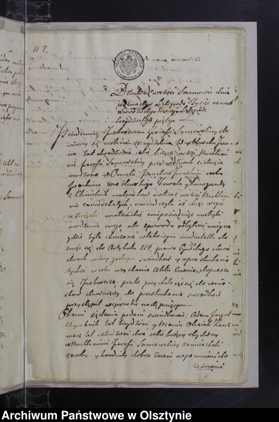 image.from.unit.number "Annexa należące do Aktów Małżenstwa w parafii Sarnowskiey z roku 1835"