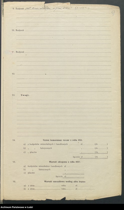 image.from.unit.number "Księga inwentarzowa nieruchomości m. Łodzi ul. Piasta"