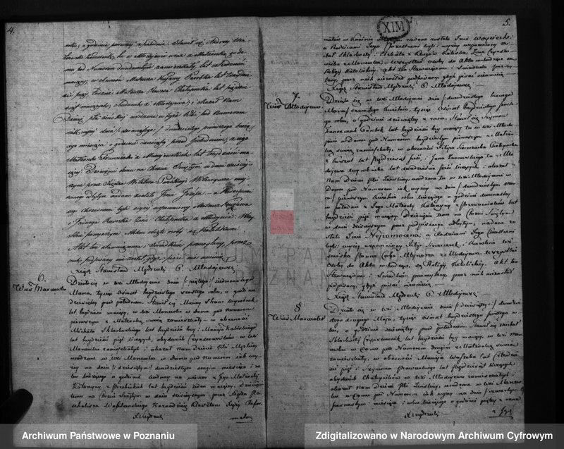 Obraz 5 z jednostki "Księga urodzeń, małżeństw i zejścia"