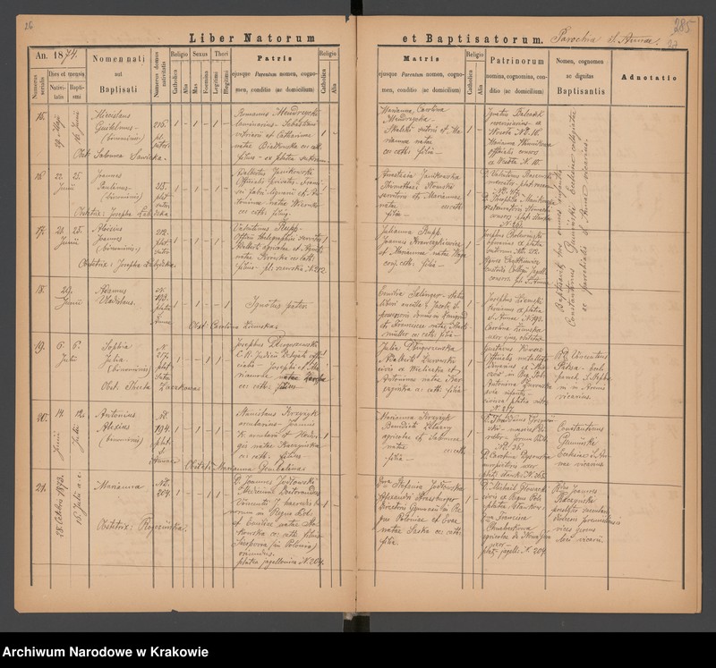 Obraz 17 z jednostki "[Księga urodzeń]"