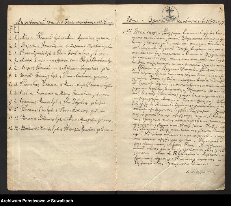 image.from.unit.number "[Ksiąga akt małżeństw parafii rzymskokatolickiej w Smolanach z lat 1898-1918]"