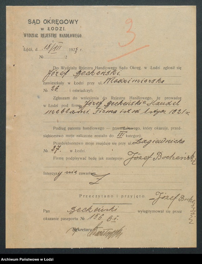 Obraz 5 z jednostki "Józef Bocheński – handel meblami"