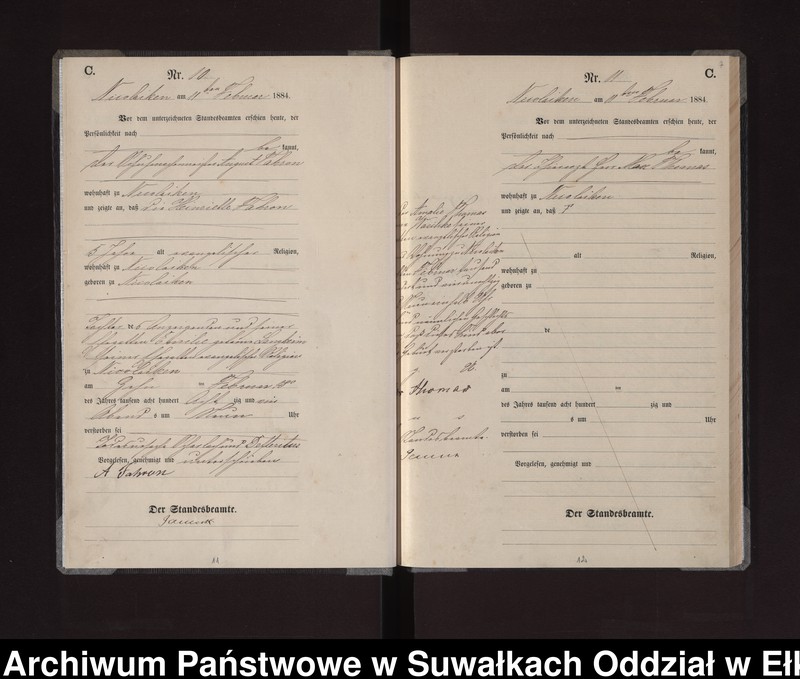 image.from.unit.number "Sterbe-Haupt-Register des Königlichen Preussischen Standes-Amtes Stadt Nicolaiken Kreis Sensburg"