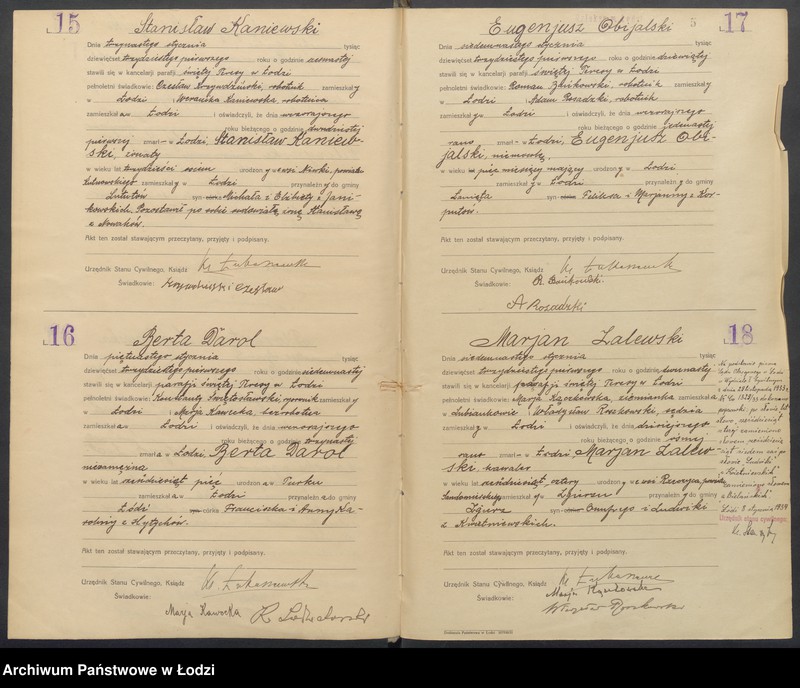 Obraz 7 z jednostki "Akta zgonów"