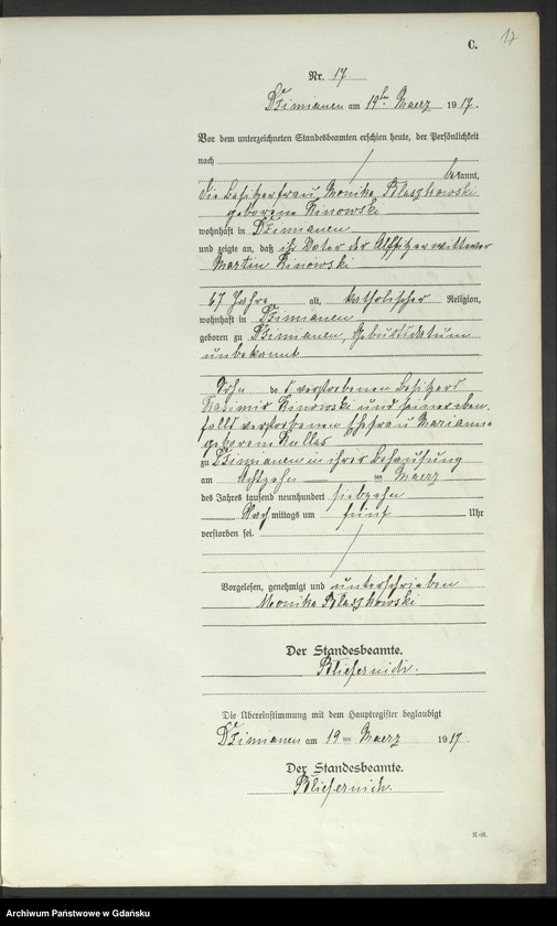 Obraz 20 z jednostki "Księga zgonów"