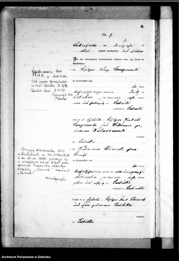 image.from.unit.number "Księga małżeństw"
