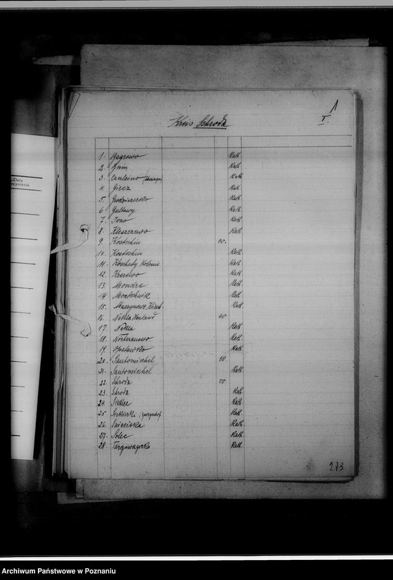 Obraz 5 z jednostki "Einziehungsprotokolle [ksiąg kościelnych] Kreis Schroda [powiat średzki]"