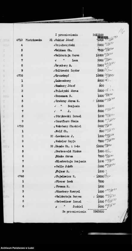 Obraz 19 z jednostki "Rejestr poborczy"