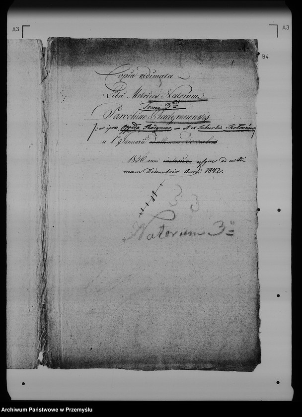 image.from.unit.number "[Kopie ksiąg metrykalnych parafii Radymno z filią Skołoszów (dekanat Radymno)]"