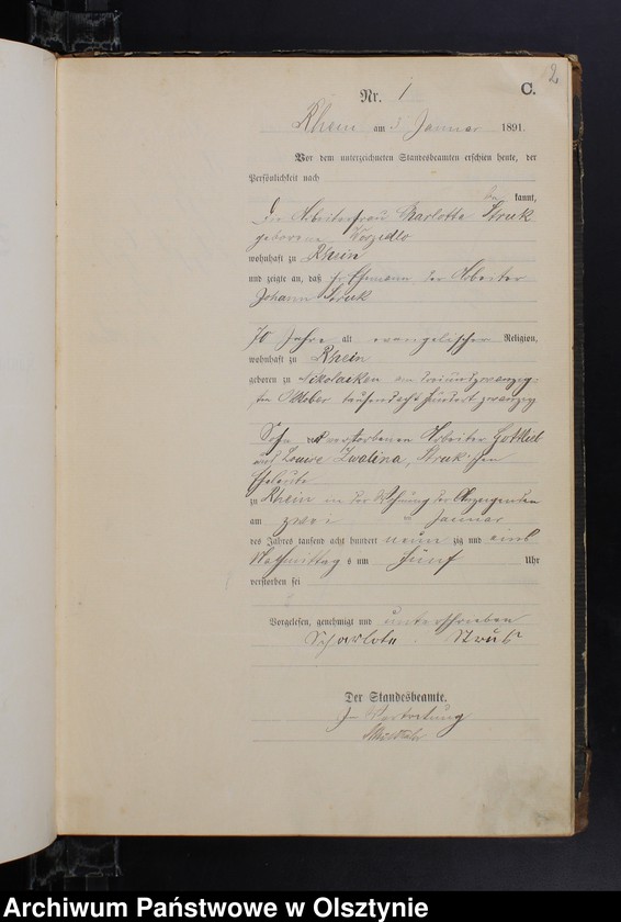 image.from.unit.number "Sterbe-Haupt-Register Nr 1 - 78"