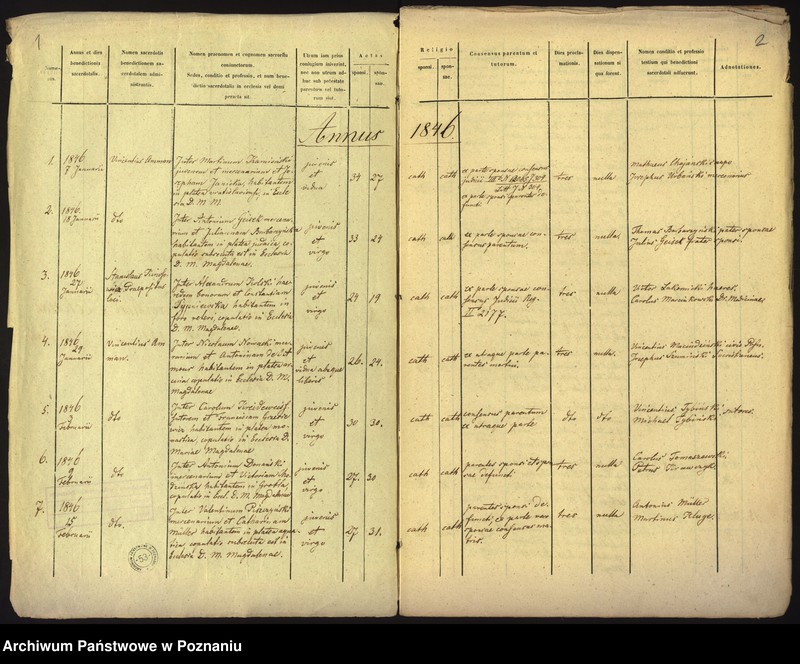 Obraz 3 z jednostki "Księga małżeństw"