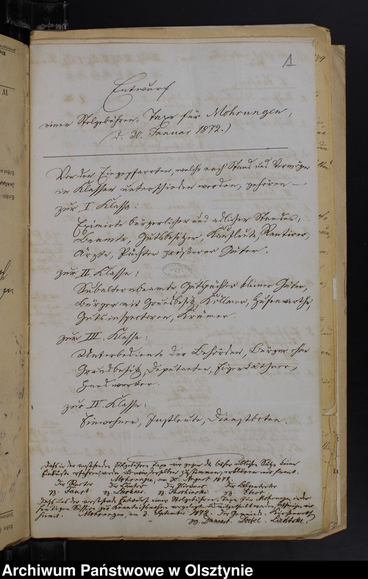 image.from.unit.number "Das Kgl. Konsistorium an die Gemeinden der Diöse Mohrungen und Festellung neuer Stolgebühren Taxen durch die Kirchenräte und Gemeinde Vertretung"