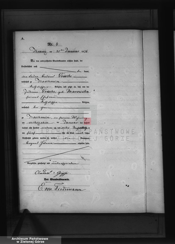 Obraz 8 z jednostki "Geburts-Haupt-Register"