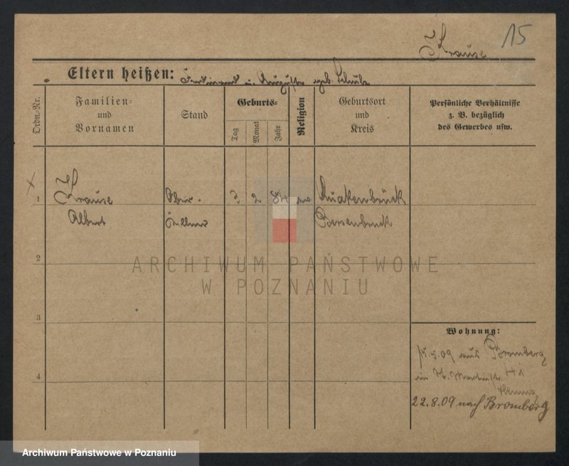 Obraz 15 z jednostki "Krause (samotni mężczyźni i kobiety do Irmgard)"