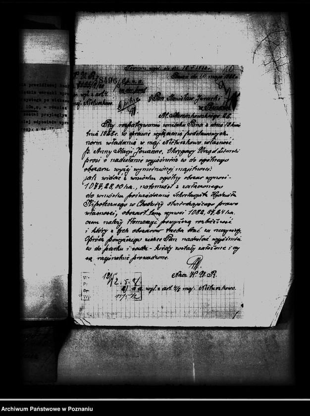 Obraz 13 z jednostki "/Majętność Nietuszkowo powiat chodzieski wyłączenie z art.. 4 i 5/ ustawy o wykonaniu reformy rolnej"