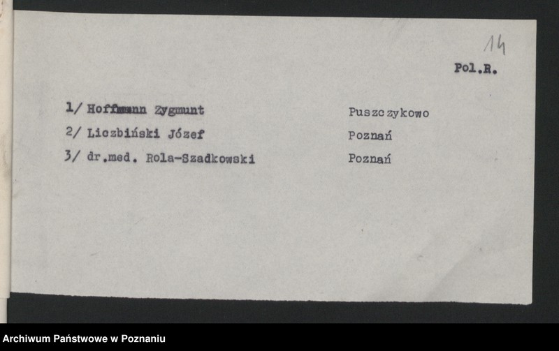 Obraz 17 z jednostki "Korespondencja Zarządu Głównego Związku Powstańców Wielkopolskich."