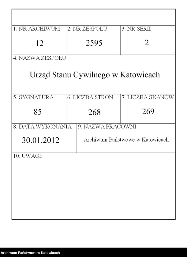 Obraz 1 z jednostki "Księga małżeństw nr 1 – 134"