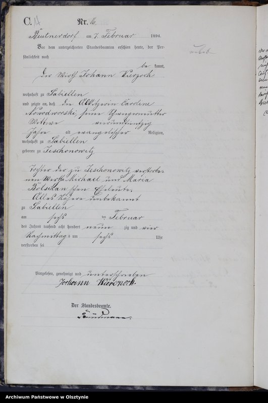 image.from.unit.number "Sterbe-Haupt-Register Nr 1 - 190"