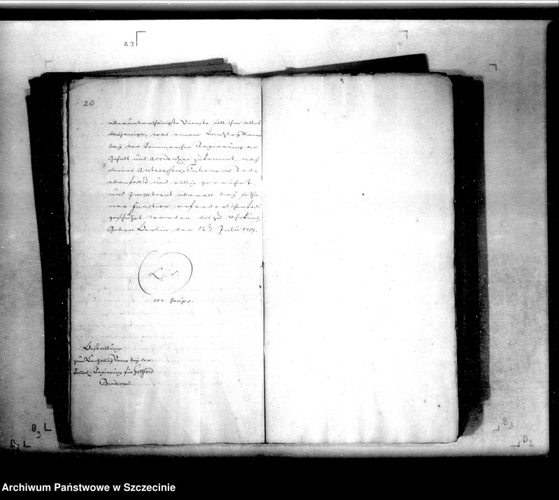 image.from.unit.number "Wegen des Copisten Gottfried Bindemanns Bestallung an des Regierungs-Cantzleidieners Caspars Gottfried Fuhrmanns Stelle, und nach dessen Tode versicherten völligen Gehalts."