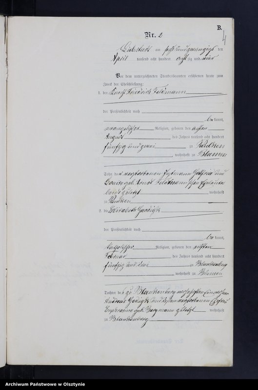 image.from.unit.number "Heiraths-Neben-Register Nr 1 - 15"