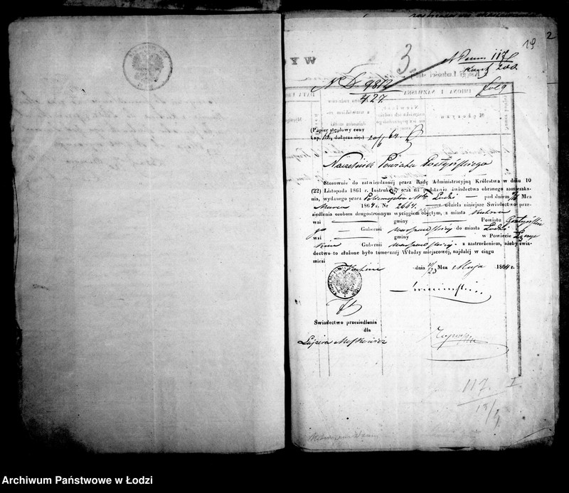 Obraz 17 z jednostki "Akta tyczące się przesiedleń"