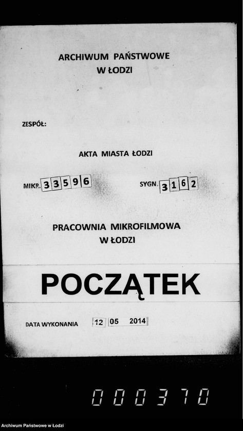 Obraz 1 z jednostki "Ob ustrojstve derevjannoj mostovoj na 10 učastkach ulic v gor. Lodzi"