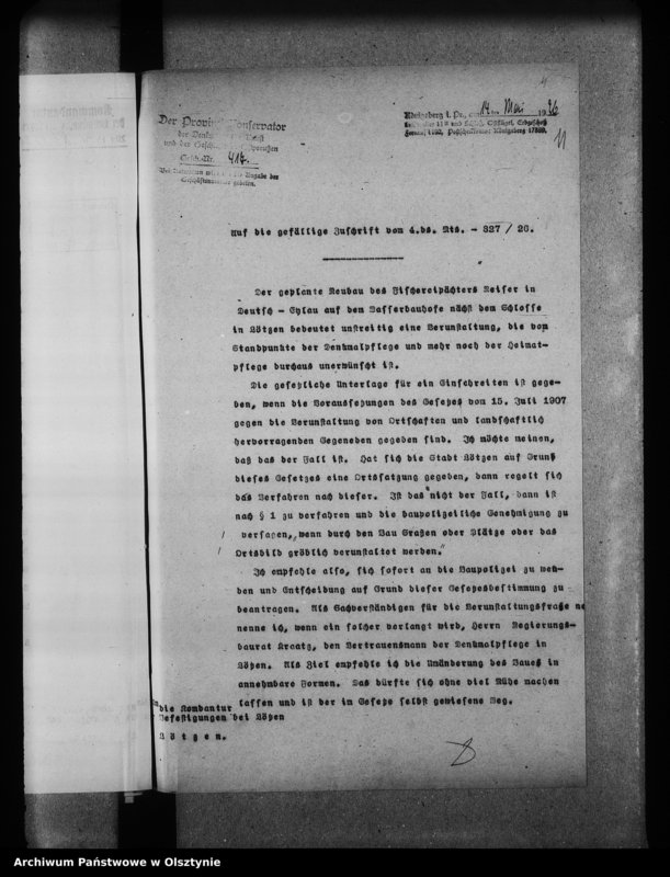 image.from.unit.number "Lötzen, Burg"