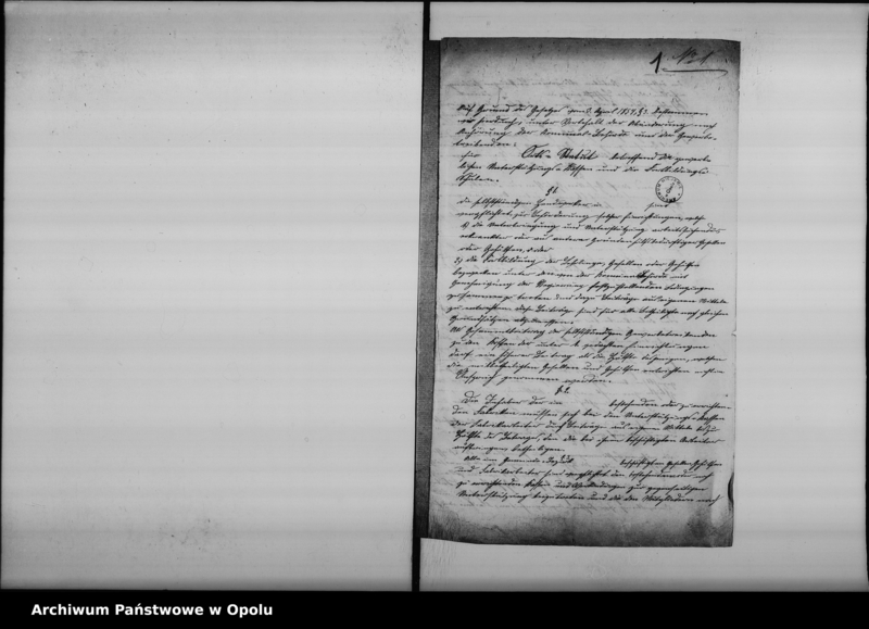 Obraz 5 z jednostki "Acta des Magistrats zu Oppeln betreffend die Hierorts vorhandenen gewerblichen Unterstützungs Kassen Vol. I"