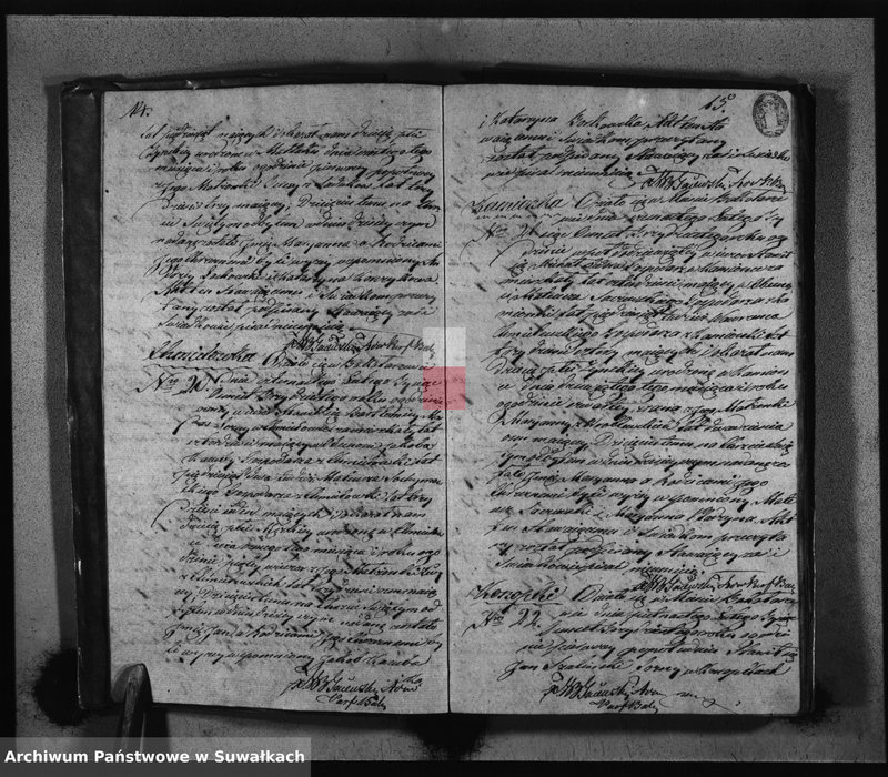 image.from.unit.number "Księga Dublikat Urzędnika Stanu Cywilnego Gminy Bakałarzewskiey pozapisywanych Urodzonych w Parafij tutejszej Umarłych i Zaślubionych Roku 1830"