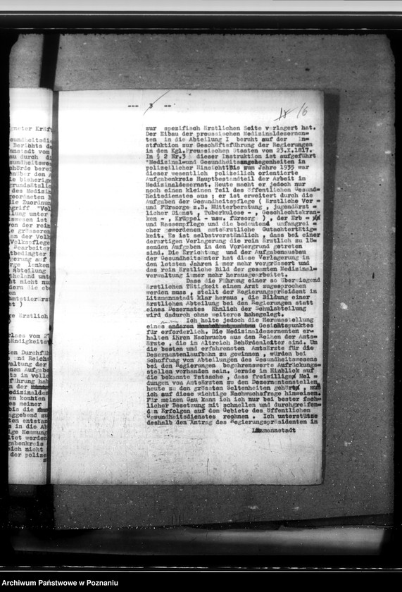Obraz 20 z jednostki "Organisation des öffentlichen Gesundheitsdienstes. Bildung von Medizinalabteilungen. Führung des öffentlichen Gesundheitsdienstes. Robert - Koch - Ehrung"