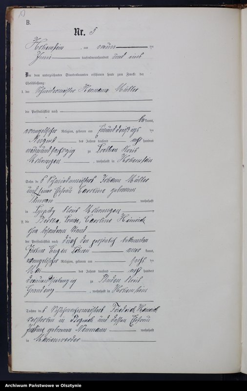 image.from.unit.number "Heiraths-Neben-Register Nr 1 - 14"