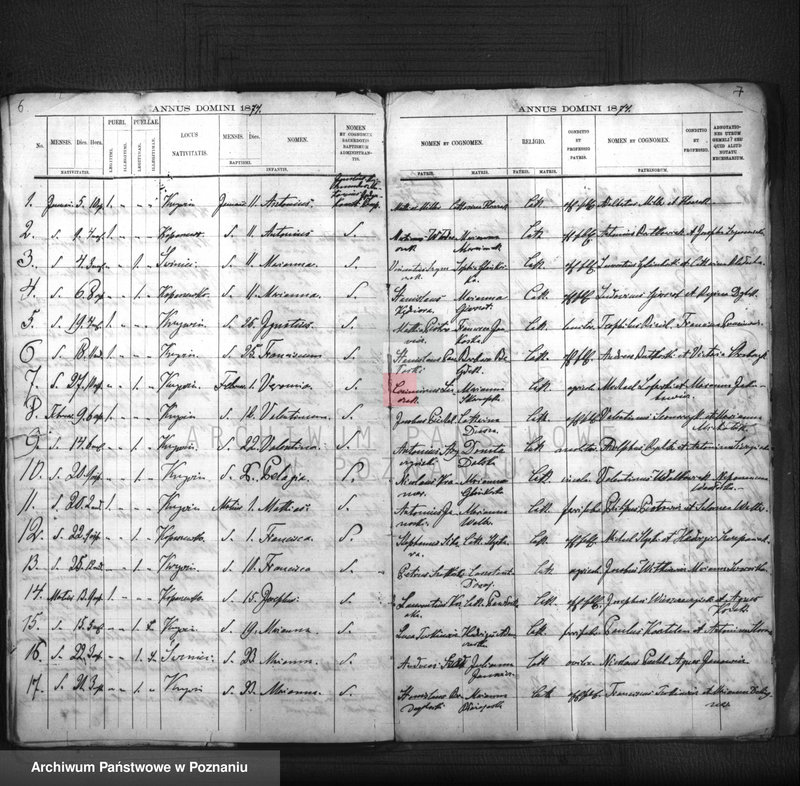 Obraz 7 z jednostki "Liber baptisatorum, copulatorum, mortuoum"