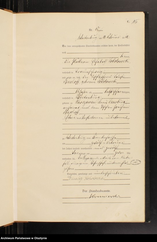 image.from.unit.number "Sterbe-Haupt-Register Nr 1 - 87"