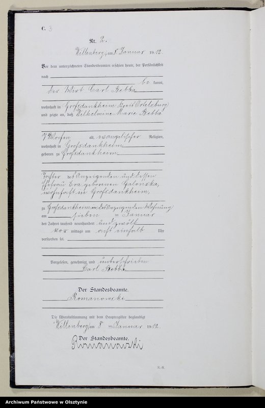 image.from.unit.number "Sterbe-Neben-Register Nr 1 - 124"
