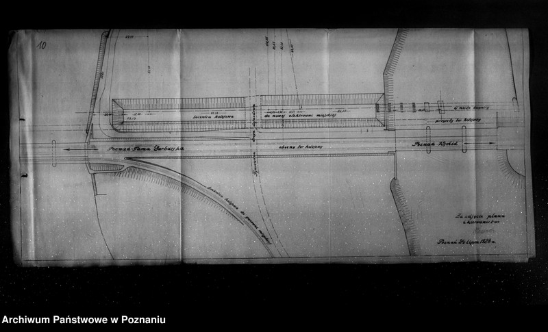 Obraz 15 z jednostki "Projekt budowy Elektrowni Miejskiej w Poznaniu plany sytuacyjne"
