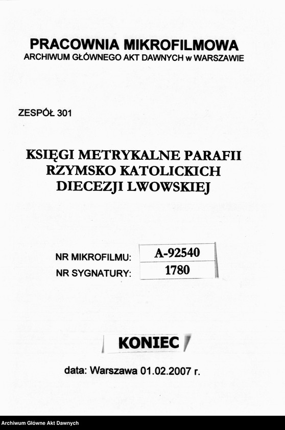 image.from.unit.number "Parafia: Nastazów. Dekanat: Trembowla. Kopie z ksiąg metrykalnych ur., zg. tylko dla wsi Bucniów."