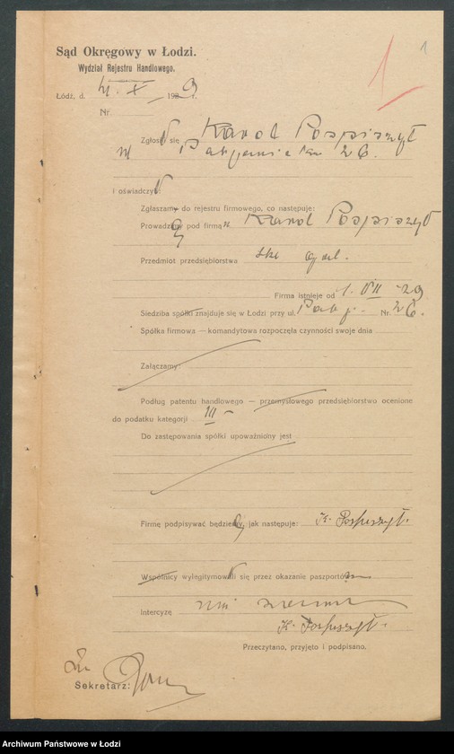 Obraz 3 z jednostki "Karol Pospieszył – sklep galanteryjny"