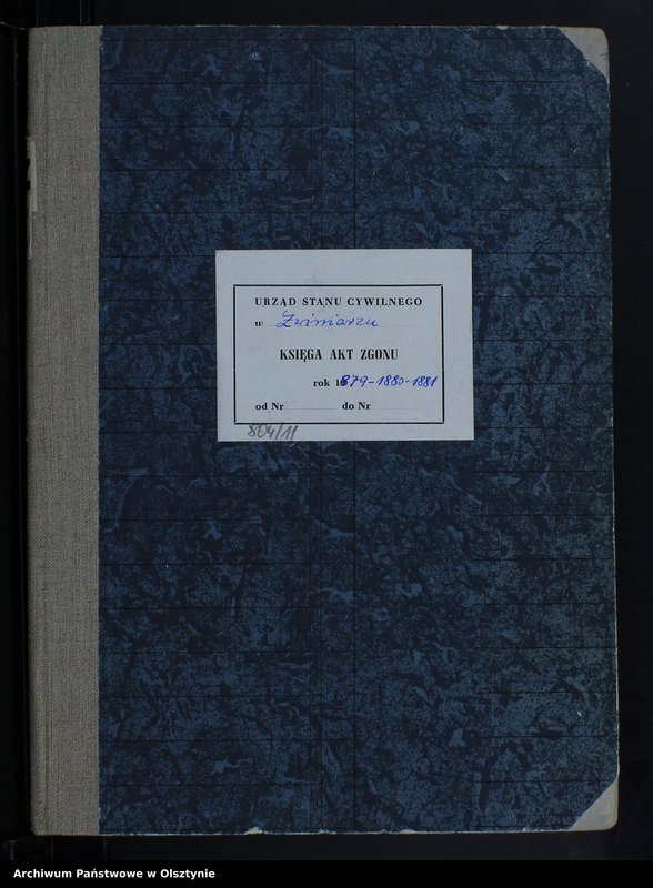 image.from.unit.number "Księga zgonów Nr 1 - 66,1 - 51 i 1 - 44 /przepisana w języku polskim z oryginału niemieckiego w dniach 8.09.- 15.09.1961/"