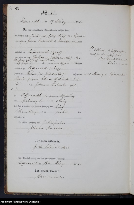 image.from.unit.number "Sterbe-Neben-Register Nr 1 - 42"