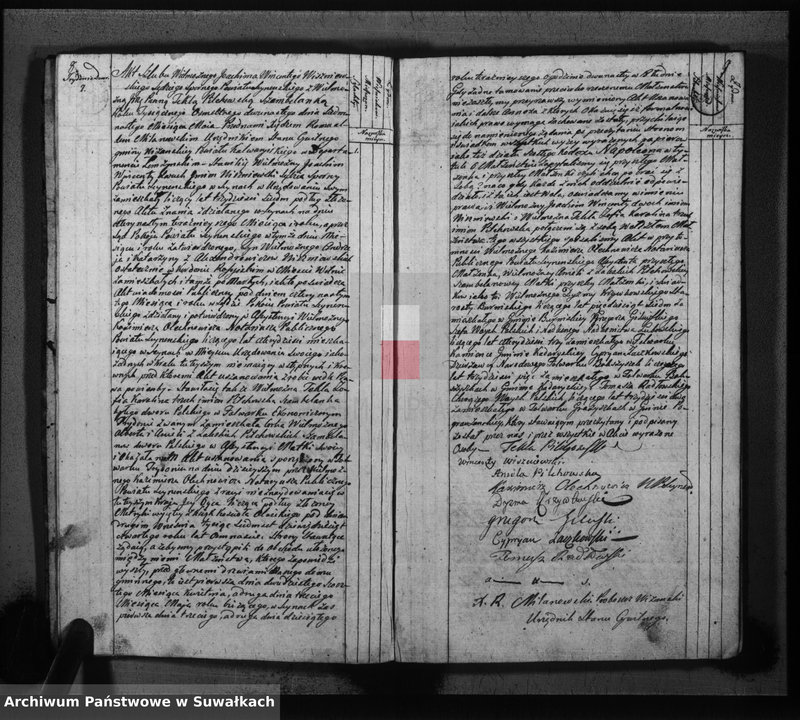 image.from.unit.number "Księga do zapisywania aktów cywilnych małżeństwa gminy wiżajńskiey, departamentu łomżyńskiego, powiatu kalwaryjskiego"