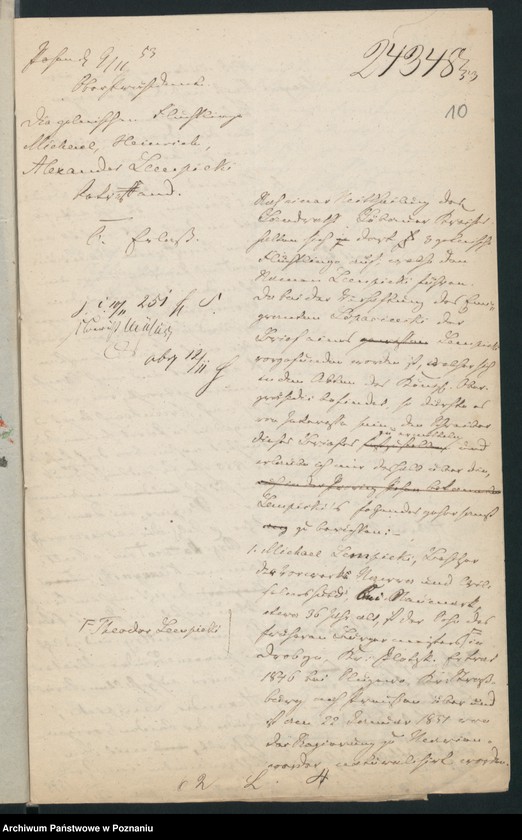 Obraz 17 z jednostki "A. betr. Michael Łempicki auch Heinrich, Alexander, Nikolaus"