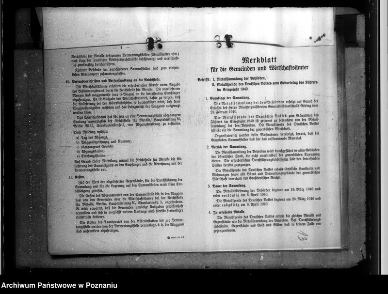 Obraz 19 z jednostki "Ablieferung der Denkmäler zur Verstärkung der Metallreserve. Altpapiergewinnung."