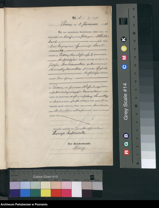 Obraz 4 z jednostki "Księga urodzeń t. I"