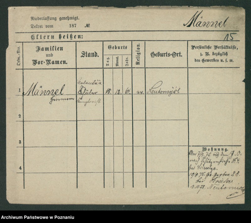 Obraz 17 z jednostki "Mendykowska - Merczyński"