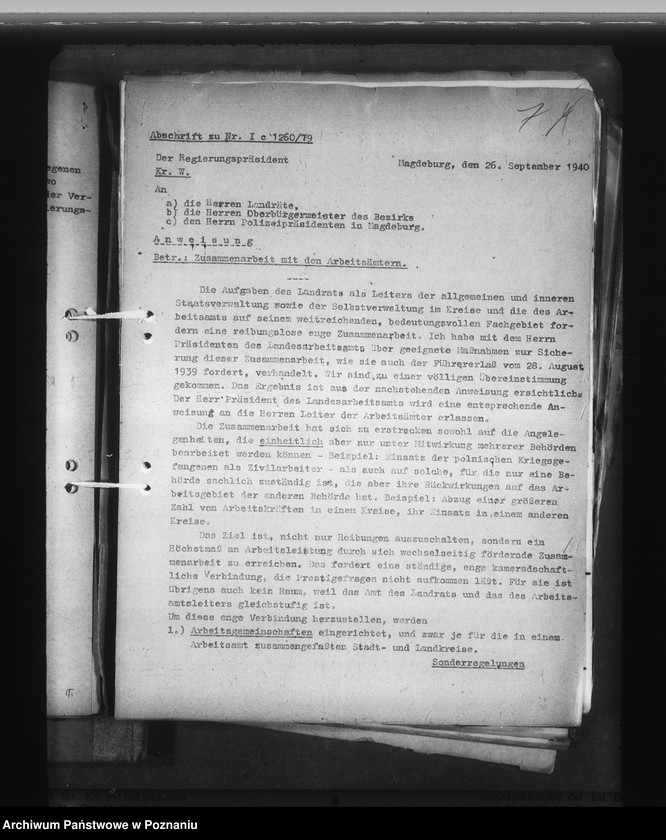 Obraz 11 z jednostki "Aufbau und Zuständigkeit der verschiedenen Verwaltungszweige. Arbeit"