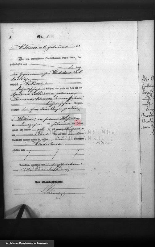 Obraz 10 z jednostki "Księga urodzeń"