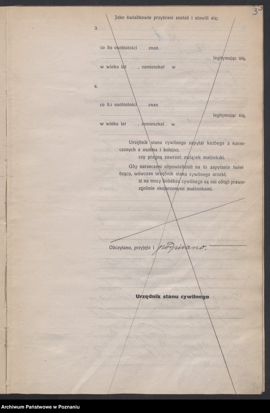 Obraz 5 z jednostki "Księga miejscowa małżeństw tom I [Rejestr główny małżeństw]"