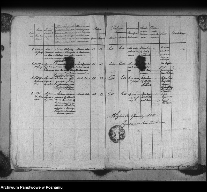 Obraz 6 z jednostki "Liber baptisatorum, copulatorum, mortuorum"